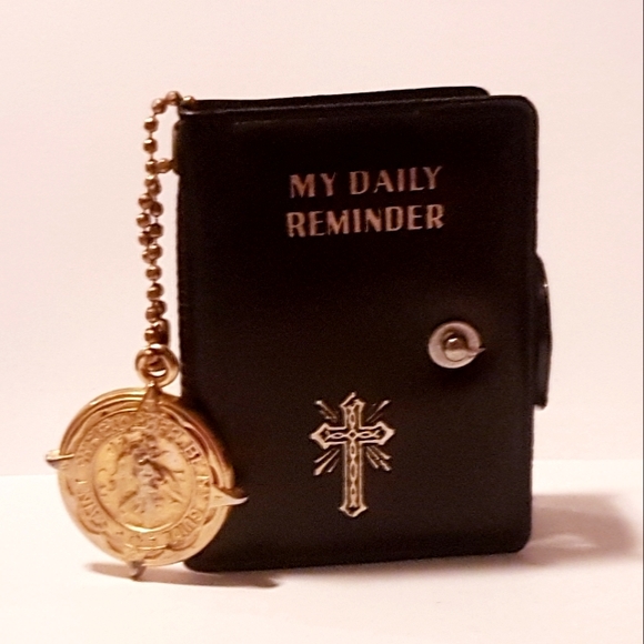 ANTIQUE VINTAGE MINIATURE PRAYER BOOK BIBLE CATHOLIC DEVOTIONS 1929 LEATHER - Picture 8 of 16